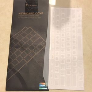 NEW 2-pack clear GelBoard keyboard for Mac2018 13”